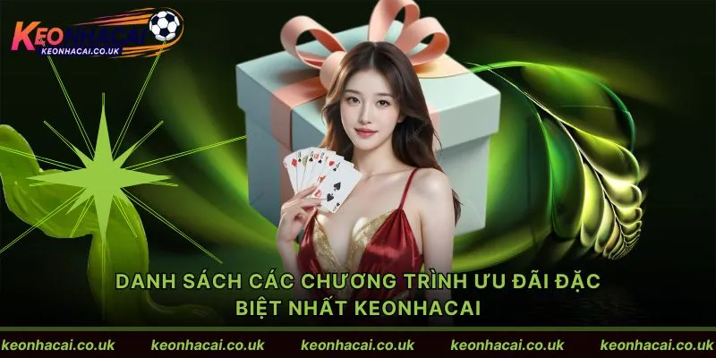 Danh sách các chương trình ưu đãi đặc biệt nhất Keonhacai
