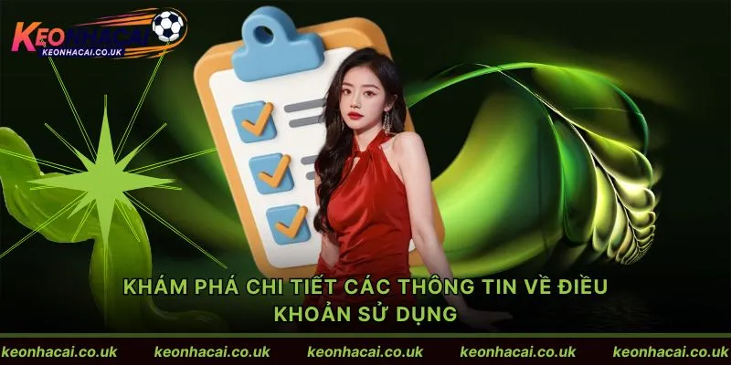 Khám phá chi tiết các thông tin về điều khoản sử dụng